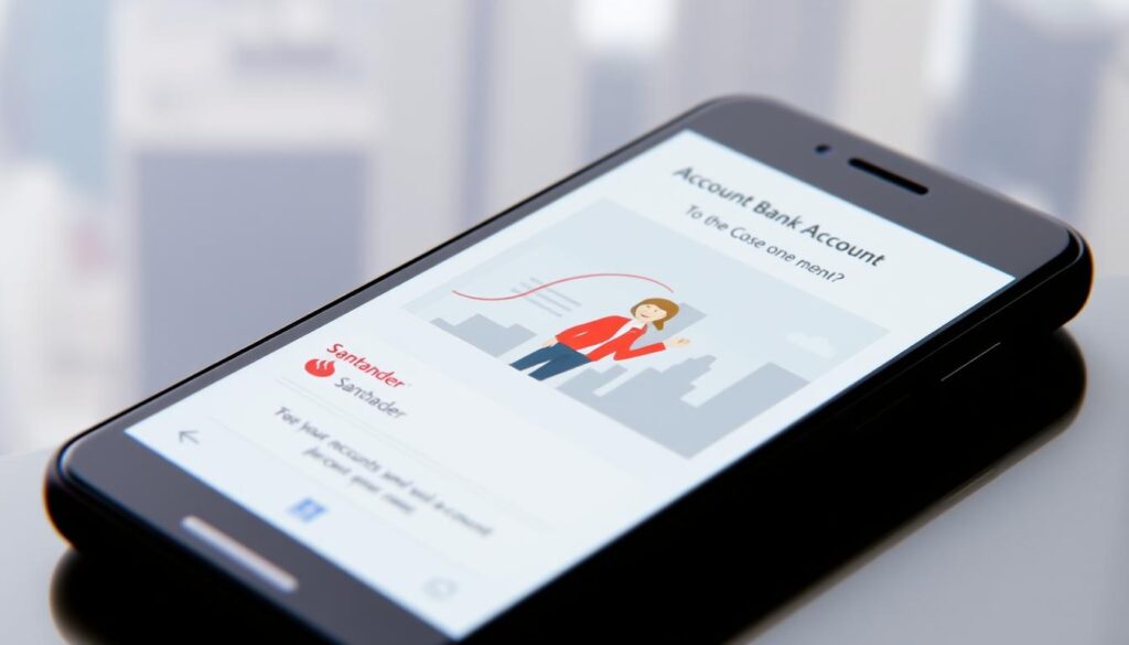 como abrir conta corrente no Santander pelo celular