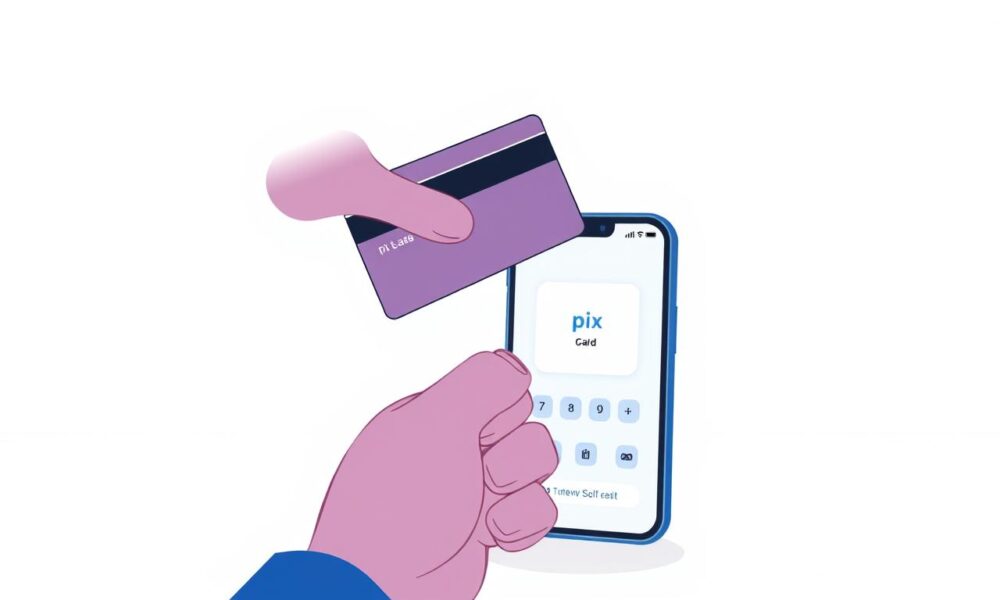 como fazer pix com cartão de crédito​